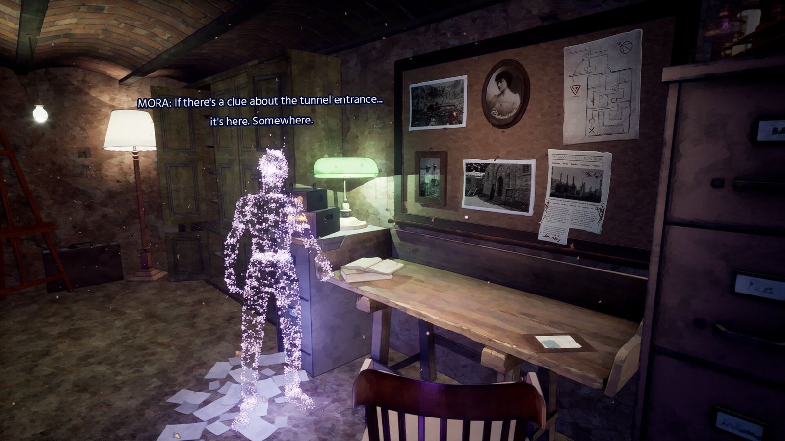 Une scène d'Echoes of Mora VR, dans le village englouti