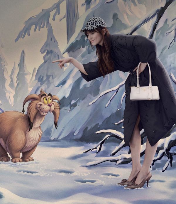 Prada, Drawing Prada: Animated by Hand, 2026. Photographie : Glen Luchford. Animation : John Pomeroy. Visuel Prada.