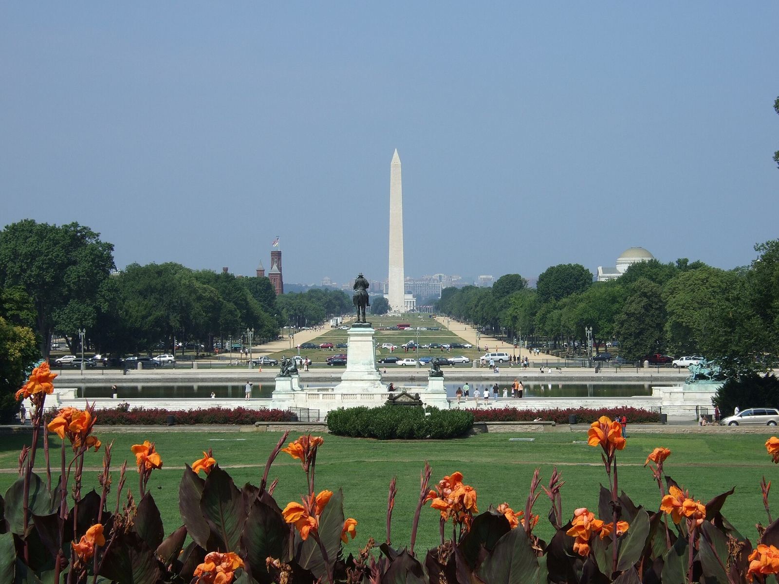 L'obélisque du Washington Monument, au cœur du National Mall à Washington.