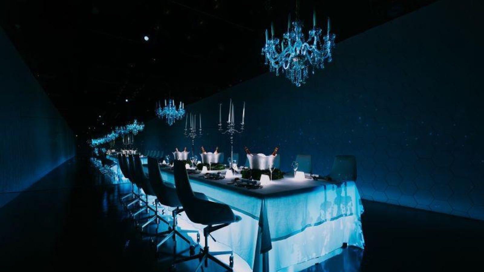 La table unique de Sublimotion, douze convives par soir.
