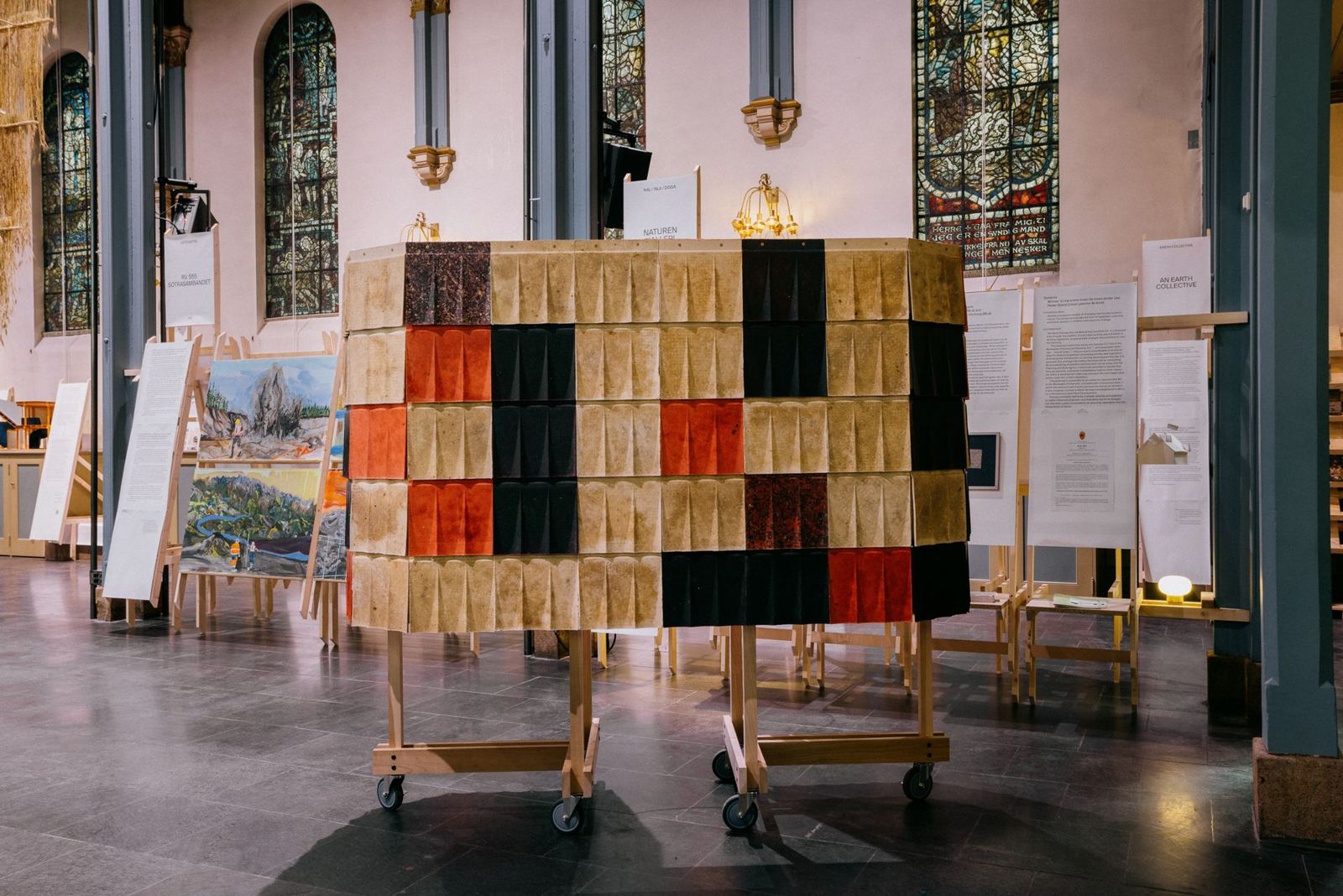 Le sauna d'Oslo Badstuforening installé sur le site de la Triennale