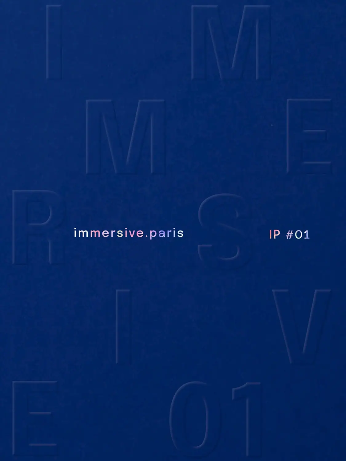Cover — Premium B to B Edition, immersive.paris