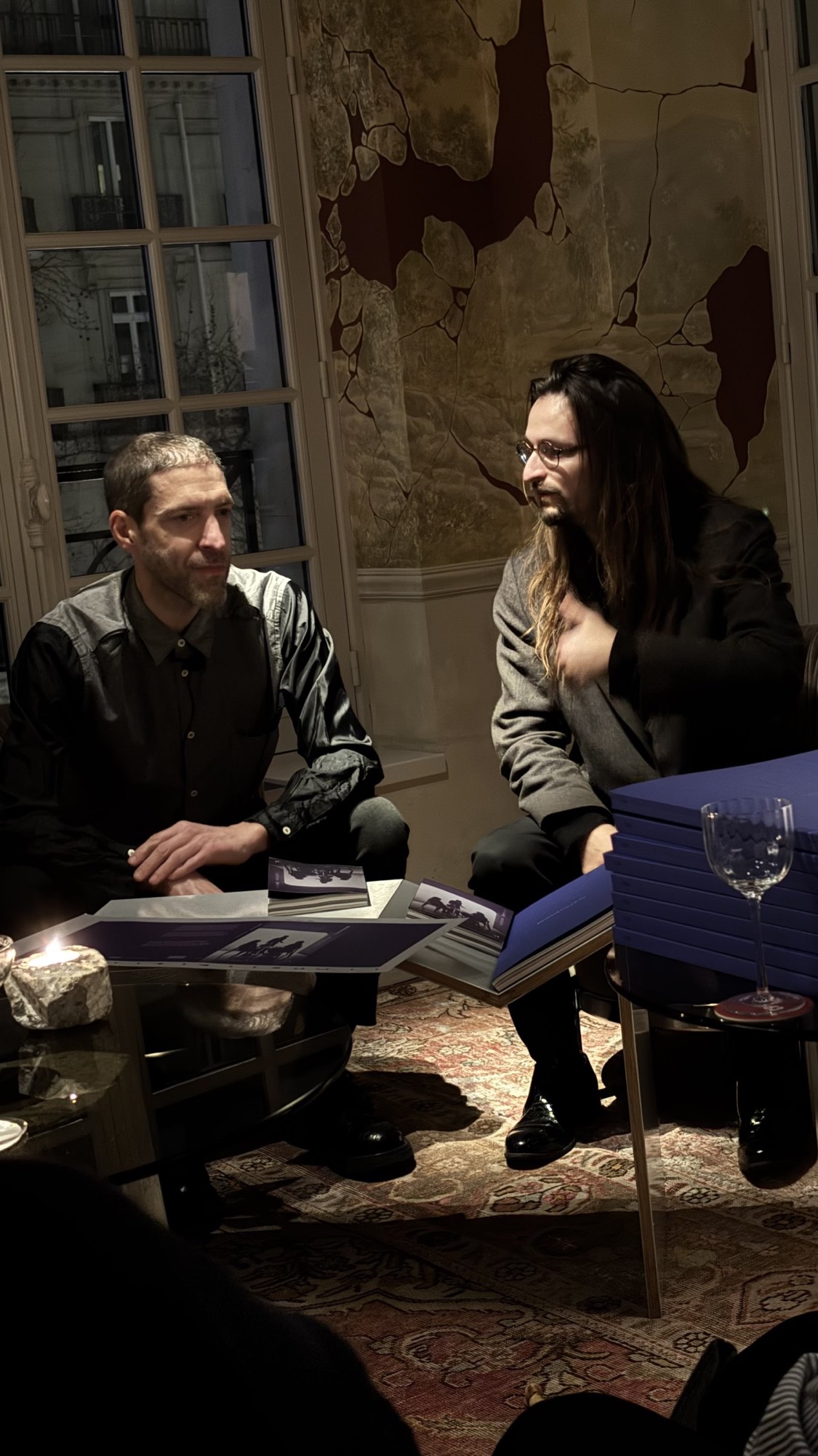 La conversation entre Luca Marchetti et Mathias Chelebourg.