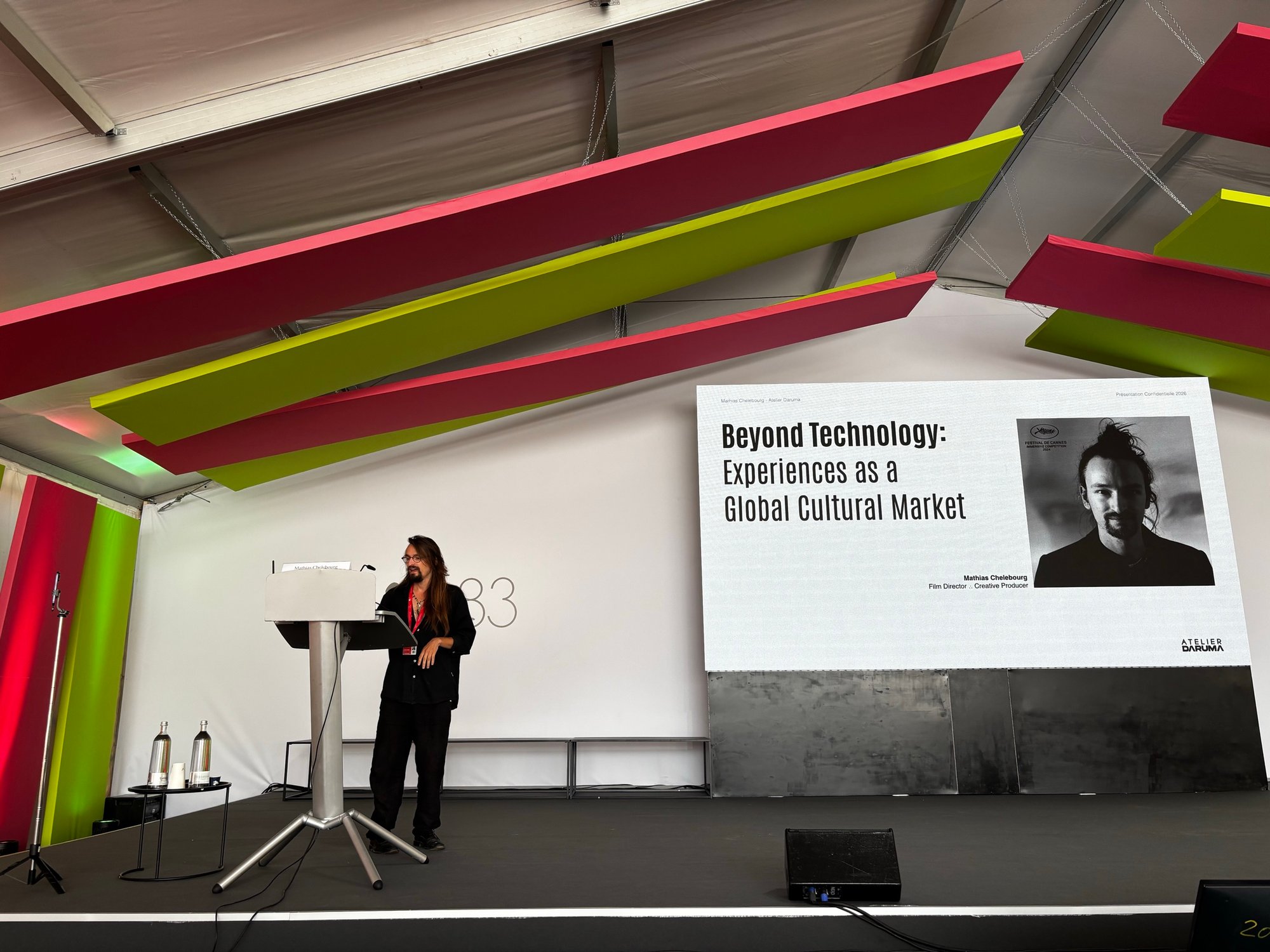 Mathias Chelebourg ouvre « Beyond Technology » au Venice Production Bridge, 83ᵉ Mostra.